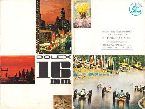 Brochure paillard bolex - paillard,