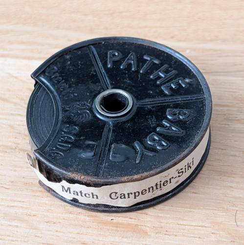 Boxing baby pathe film reel - boxing,